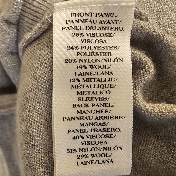 Ann Taylor Sparkly Crew Neck Sweater (XSP) - Picture 6 of 7